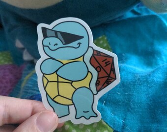 DnD D20 Squirtle Sticker