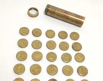 Wax Seal Intaglio Stamp Case Set Brasseux Palais Royal / 1814-1824 France / Free Shipping