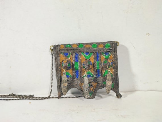 Porte Amulette en Argent Cloisonné / 19ème Maroc … - image 10