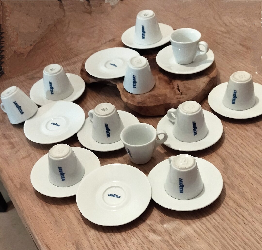 Lavazza Espresso Cups and Saucers Etsy