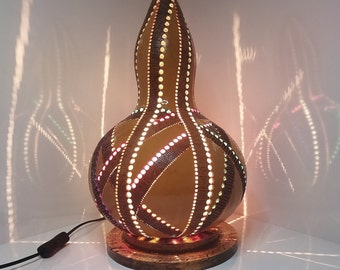 Gourd Art, Gourd Lamp Base, Souvenirs for Home, Bedroom Lamp Shade ...