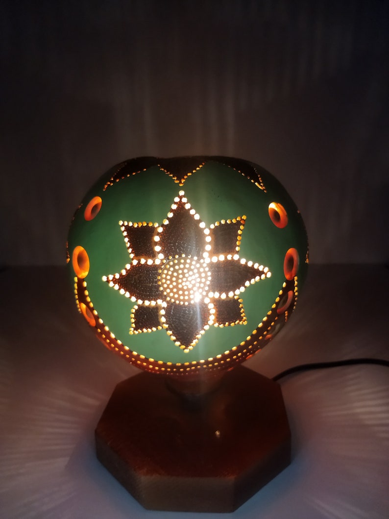 Gourd Art, Gourd Lamp Base, Souvenirs for Home, Bedroom Lamp Shade ...