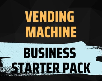 Vending Machine Business Starter Bundle TEMPLATE | Site Agreement, Business Proposal EDITABLE in Word