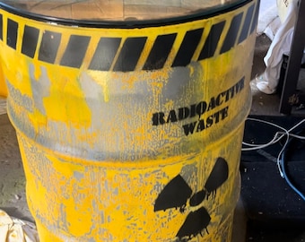 Rustic Luxury Glass Top Oak Whiskey Barrel Infinity Coffee Table ...