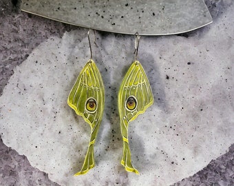 Luna Moth Earrings