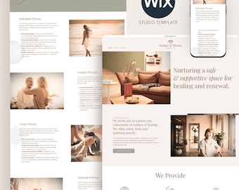 Ember & Bloom Counseling Wix Studio Website Template