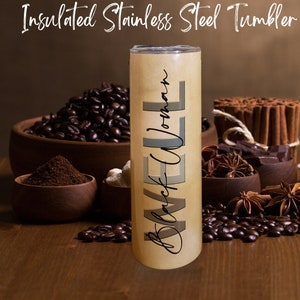 Well Black Woman 24oz Tumbler