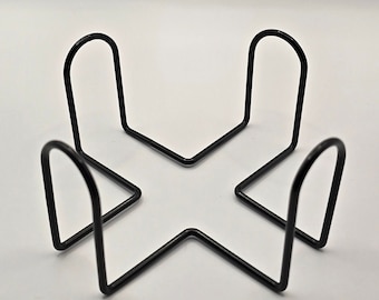 Porta posavasos pintado de negro para pizarra, piedra, madera o bambú.