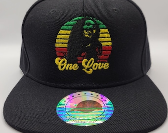 Bob Marley, One Love, Rasta, Gorra Jamaicana