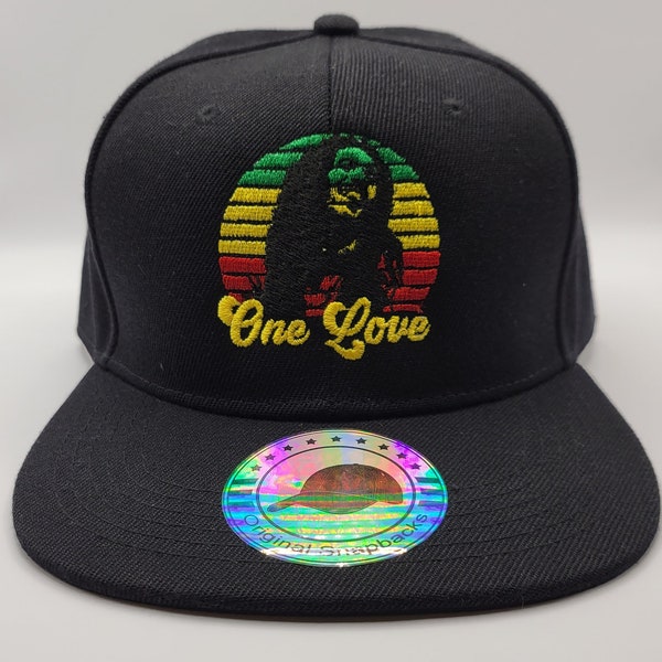 Bob Marley, One Love, Rasta, Jamaica Hat Cap