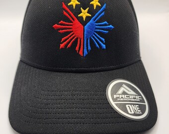 Gorra unisex suave y ajustada con el logotipo de la bandera de Filipinas, ideal para el Pacífico.