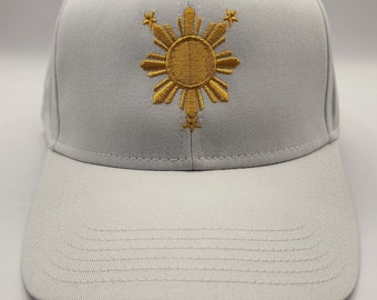 Gorra de béisbol bordada con el Sol y las Estrellas de Filipinas - Sombrero Otto Pinoy Pride