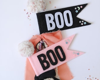 Halloween Pennant - Birthday Wand - Party Wand - Magic Wand - Pennant Flag - Ghoul Gang