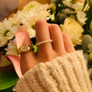 Lyla Gold Filled Evil Eye Ring