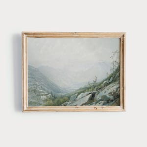 Country Oil Painting | Vintage Landscape Print | Farmhouse Decor | PRINTABLE Art | 624