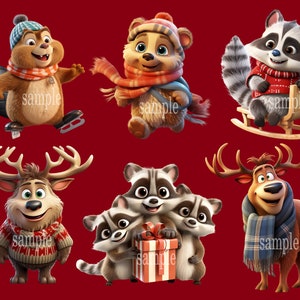 Timberland Animal Clipart, Cute Forest Creatures PNG, Wildlife Graphic Designs, Nature-themed Clipart Bundle, Woodland Friends Illustrations, Transparent Background Animals, Cartoon Wildlife Graphics, Printable Nature Art, Outdoor Adventure Clipart