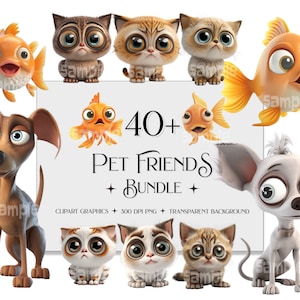 Imágenes Prediseñadas de gato juguetón, pez dorado png, gatito png, paquete de imágenes prediseñadas para perros, imágenes prediseñadas para cachorros, arte de peces dorados, imágenes prediseñadas de chihuahua, fabricación de tarjetas png