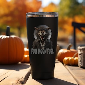 Moonlit Werewolf Graphic Design, Digital Download, png, SVG DXF EPS, Halloween Art, Mystical wolf illustration, Werewolf graphic design