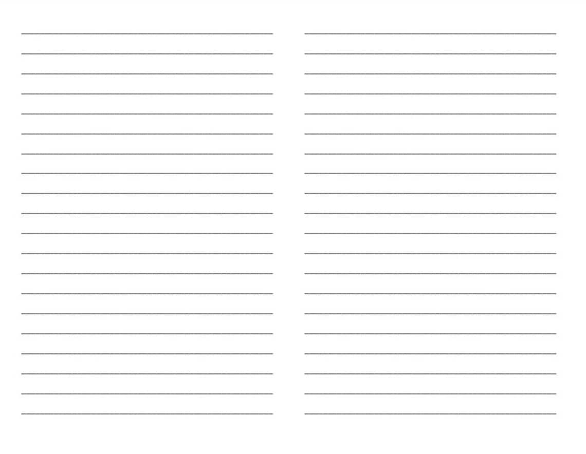 Lined Journal Page Template - Etsy