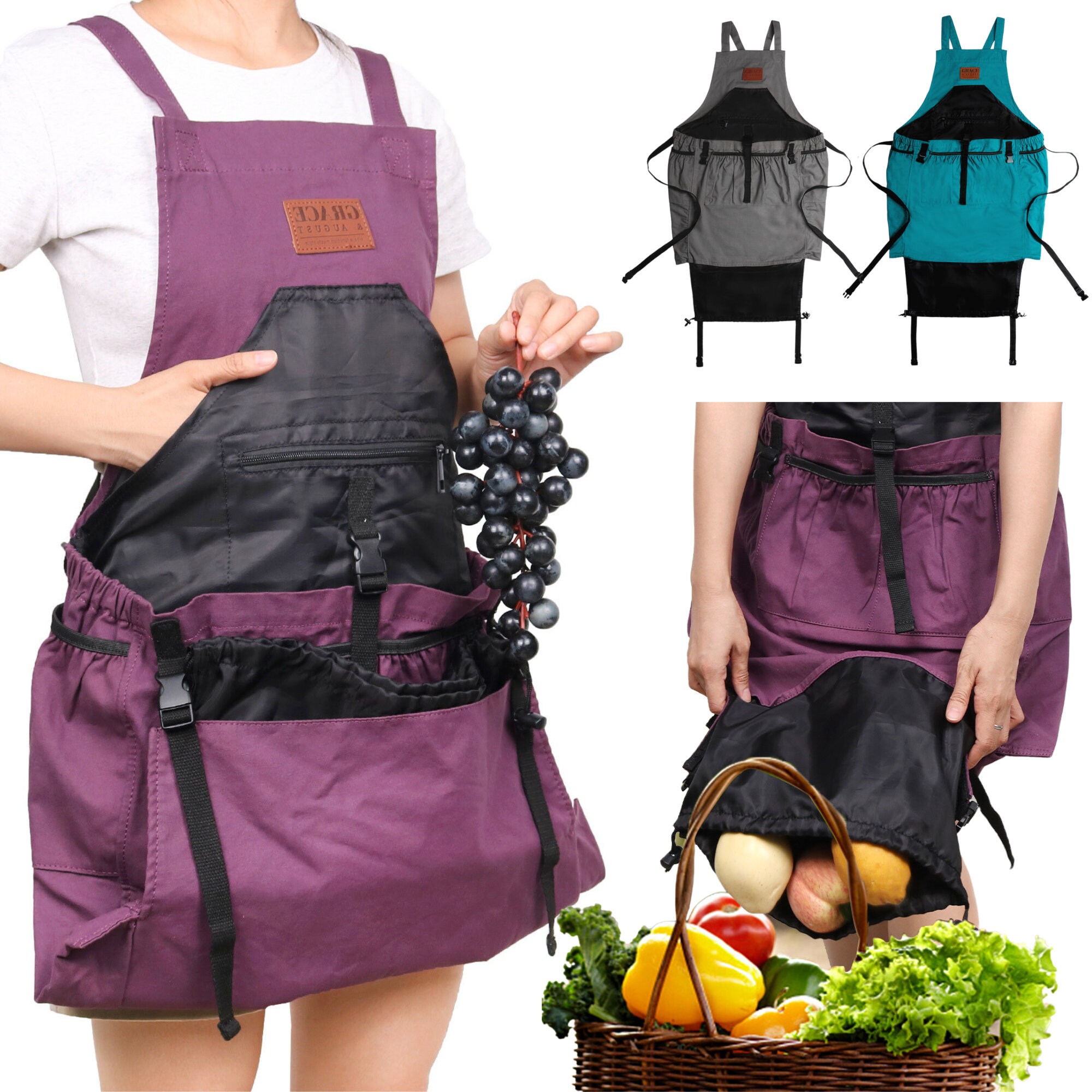 Garden Apron With Pockets, Apron for Gardening, Garden Apron for Men