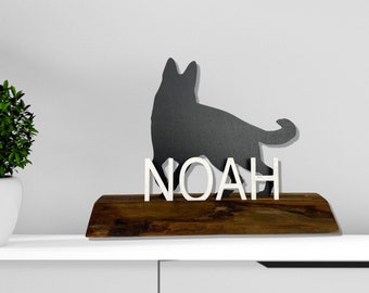 Custom German Shepherd Name Sign - Keepsake - Memorial for dog - gift