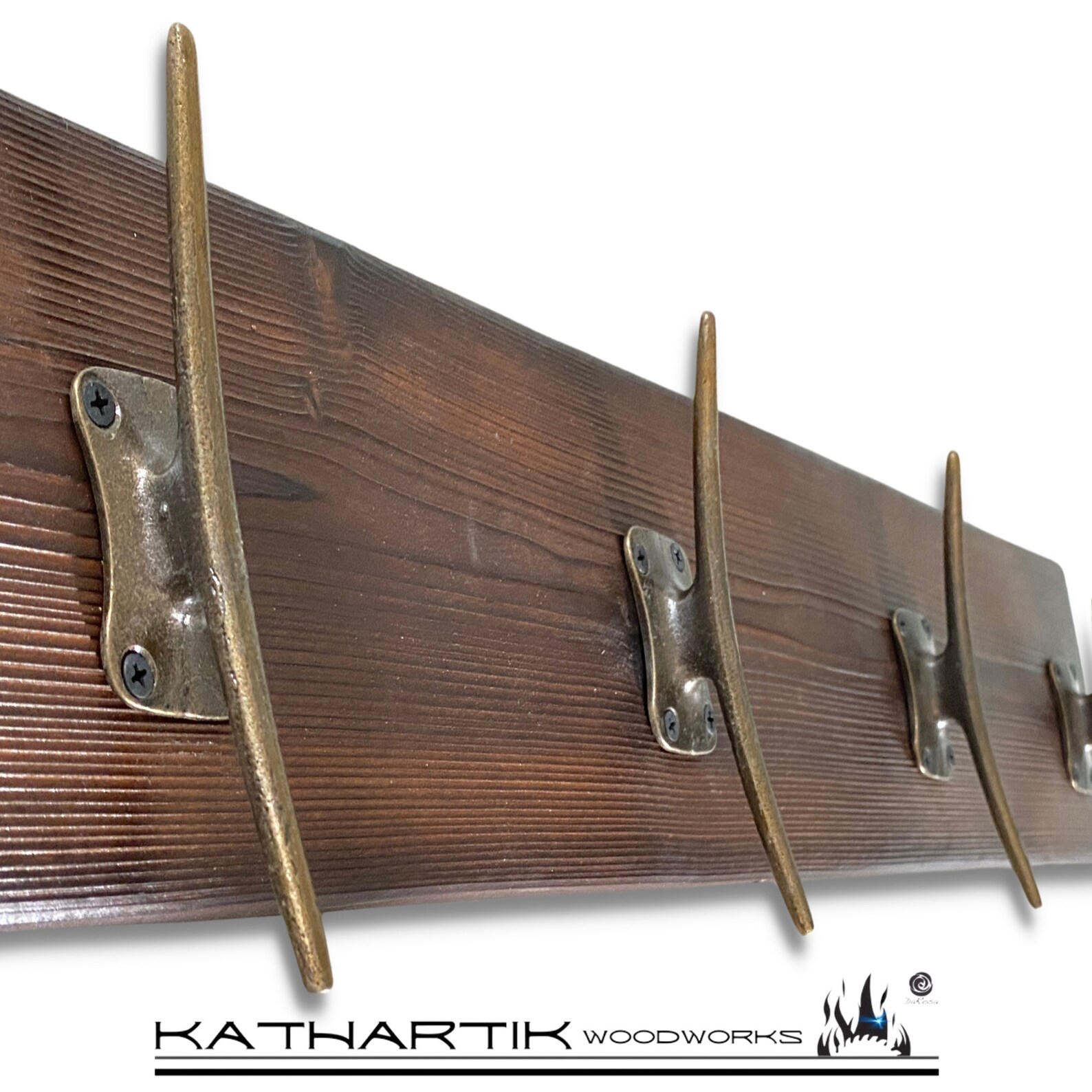 Boat Cleat Coat Rack 36 Inch With 5 Hooks Cleat Towel Hangers Etsy