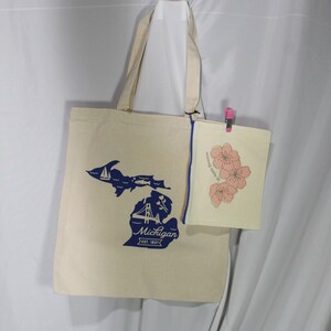 Pure Michigan Cotton Canvas Tote Bag