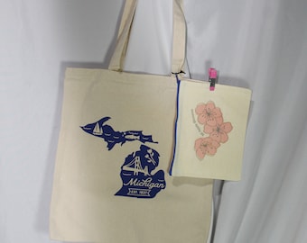Pure Michigan Cotton Canvas Tote Bag