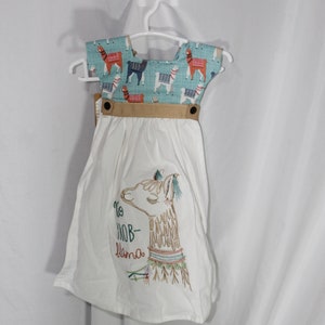 Vestido de toalha de cozinha No Prob-Llama