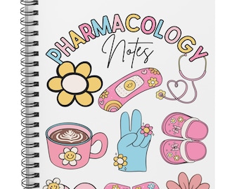 Pharmacology Notes Journal: Nursing Student Study Organizer