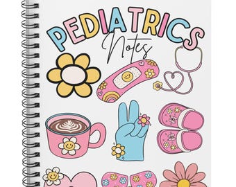 Nursing Student Journal | Ruled Notebook | Medical School | Registered Nurse Spiral | Healthcare Gift | Practical Study Organizer | LVN | RN