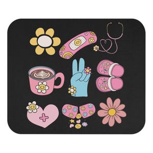 Healthcare Cute Novelty Mouse Pad | Nurse Doctor NP Physician Medical Assistant CNA Graduation Present | Nursing Student Gift | Desk Mat