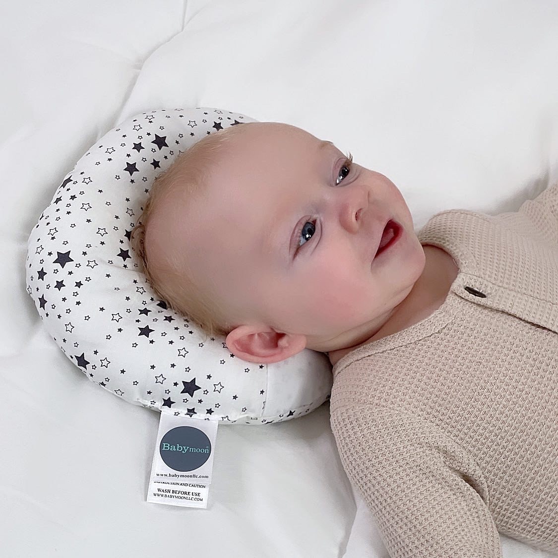 Neck Protection Anti-Roll Cushion Baby Pillow Prevent Head Flat Positioner