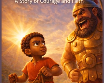 David und Goliath Bibel Geschichten- und Arbeitsbuch für Kinder | Christliches Märchenbuch | Homeschool & Sonntagsschule Ressourcen