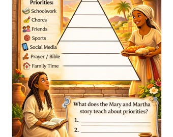 Mary und Martha Priority Pack: 2-seitige SEL und Leiterschaft Studie