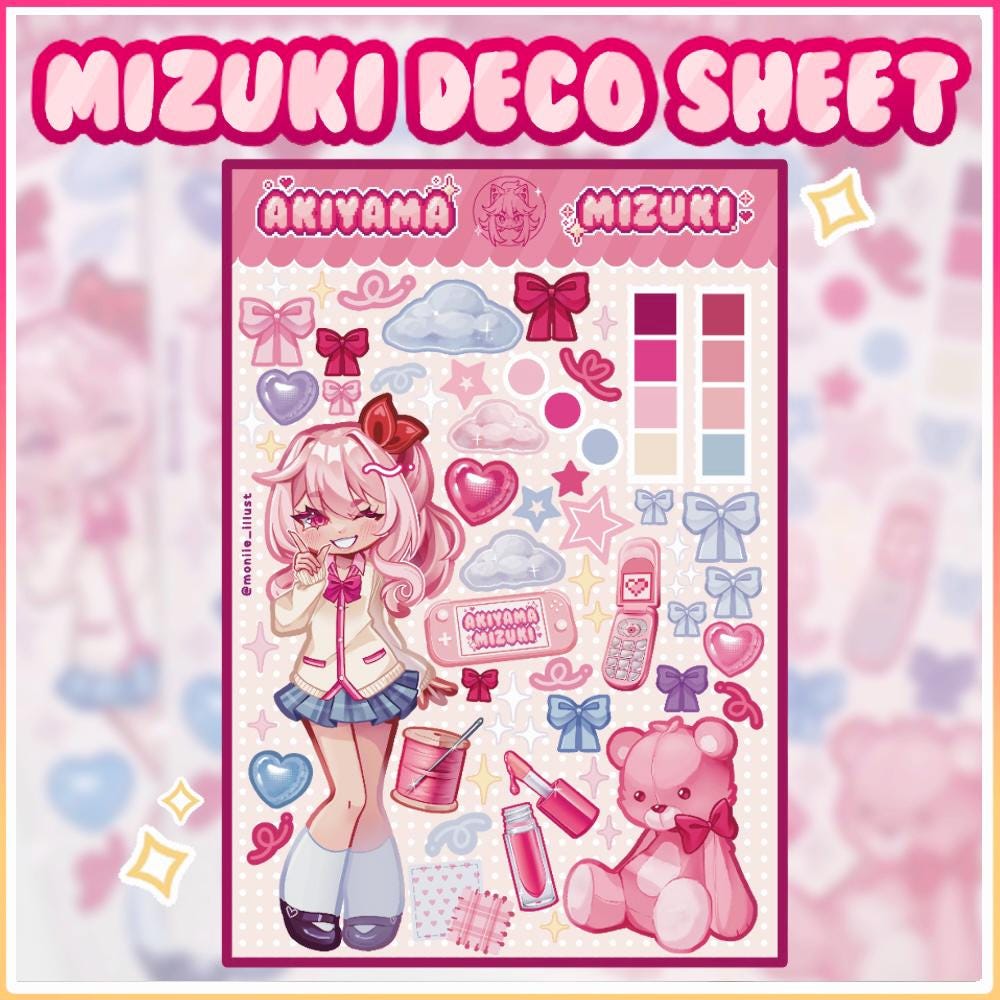 Mizuki & Suu ステッカーセット 250304_shizukuBD_sticker_all_8