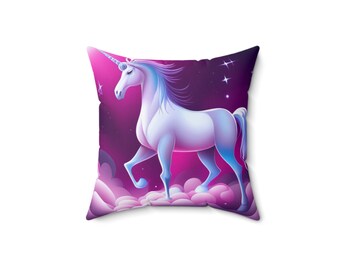 Mystisches Einhorn Kissen