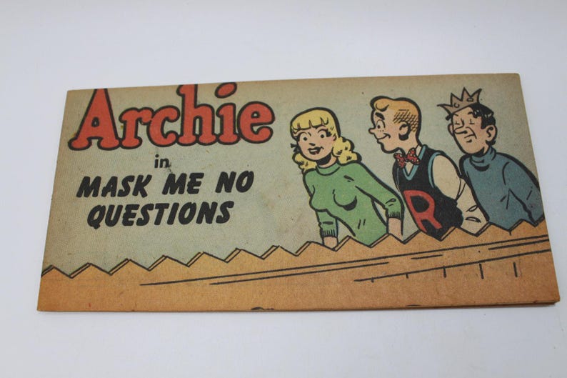 Vtg 1950s Archie in Mask Me No Questions Promo Comic Book for Oxydol or ...