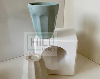 Mug Mold, Slip Casting Mold Ceramics And Porcelain, Craft Kit,Plaster Mug, Ceramic Casting,Handmade Mold,