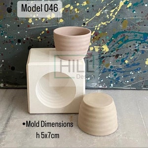 Mug Mold, Slip Casting Mold Ceramics And Porcelain, Craft Kit,Plaster Mug, Ceramic Casting,Handmade Mold,