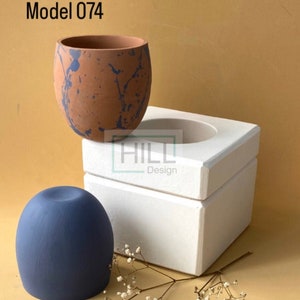 EK022 HANDLELESS MUG PLASTER MOLD for SLIP CASTING MOLD MAKING CERAMIC –  Eti Ceramic Store