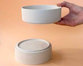 Molde de yeso para cuenco de cerámica de tamaño mediano