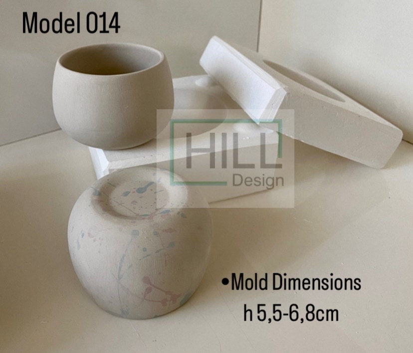 Plaster Mold for Damla Mug, Craft Supply 