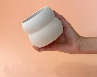 Molde de gesso para cerâmica Gipsform, caneca/vaso de tamanho médio, sem alça.