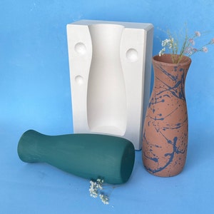 Vase Mold, Slip Casting Mold Ceramics And Porcelain,  Decor Vase Mold,Craft Kit,Plaster Mug, Ceramic Casting,Handmade Mold, Plaster Mould,