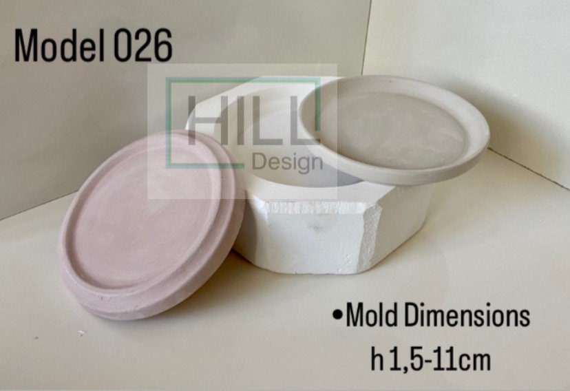 ORIISIN ClayTools Ceramic Forming Mold Pottery Tools Ceramic Plate Forming  Mold Handbuilding Dish Plate Press Mold 18 Pcs