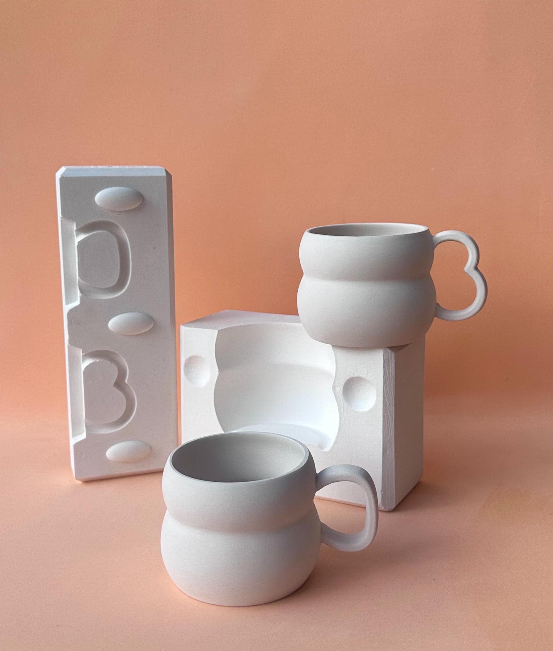 Slipcasting Plaster Mold Ceramic Form Gipsform Small Size Mug Cup