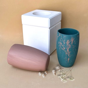 Slip Casting Mold Ceramics And Porcelain, Craft Kit,Plaster Mug, Ceramic Casting,Handmade Mold, Cement Plaster Mould