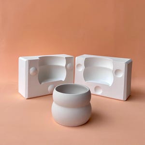 Slip Casting Mold Ceramics And Porcelain, Craft Kit,Plaster Mug, Ceramic Casting,Handmade Mold, Cement Plaster Mould