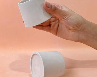 Molde de yeso colado Gipsform para tazas pequeñas, tazas sin asas y tazas de espresso